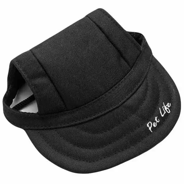 Pet Life Dog Cap-Tivating Uv Protectant Adjustable Dog Hat Medium