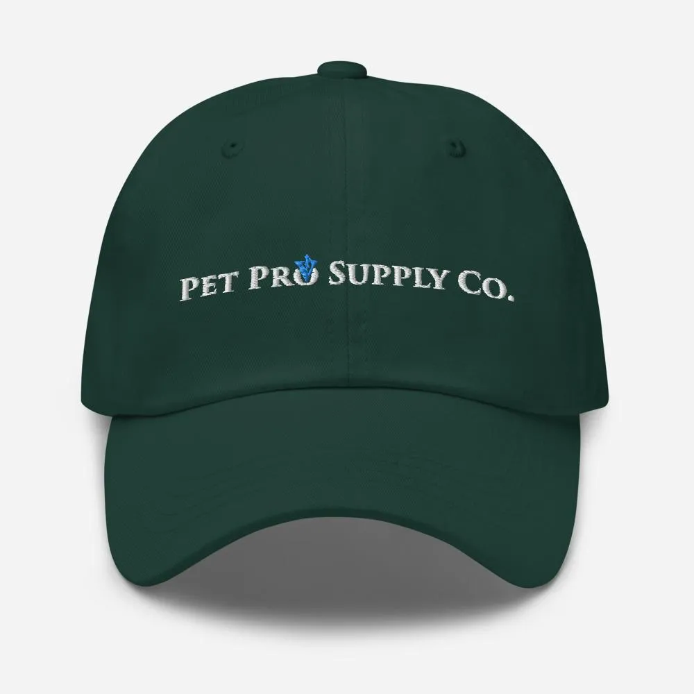 Pet Pro Supply Co. Baseball Cap - White Logo