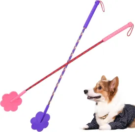 Pet Training Stick, 2Pcs Rubber Cat Training Stick Cat Training Clicker Pet Training Equipment Cute Paw Shape Dog Training Stick