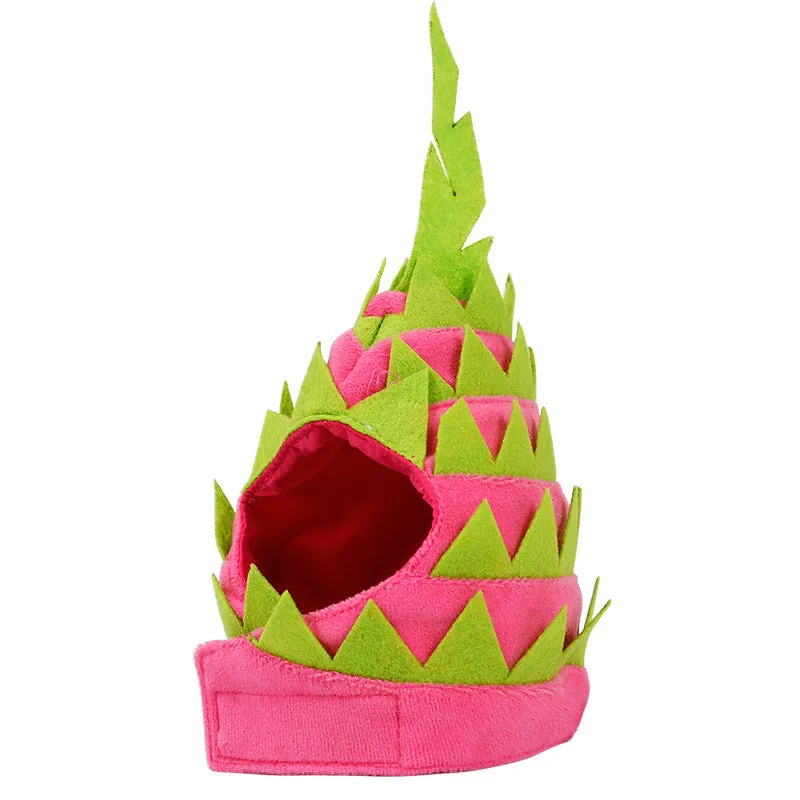 Pitaya Fruit Design Pet Hat - Halloween Costume for Dogs & Cats