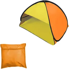 Portable Mini Beach Tent Instant, Pop Up Canopy for Pets,Cat and Dog Outdoor Waterproof Tent House, Laptops & Outdoor Shade(Yellow)