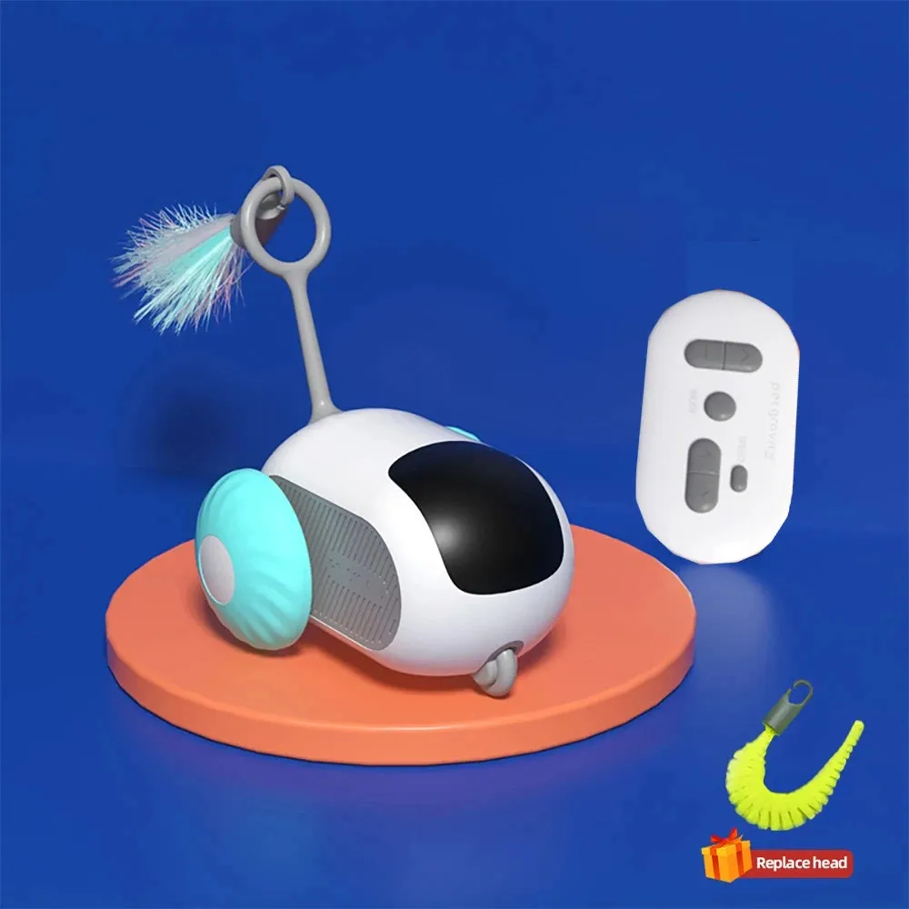 Smart Cat Toy Automatic Remote Controlled Toy Car for Cats Dogs Interactive Playing Training Pet Supplies
