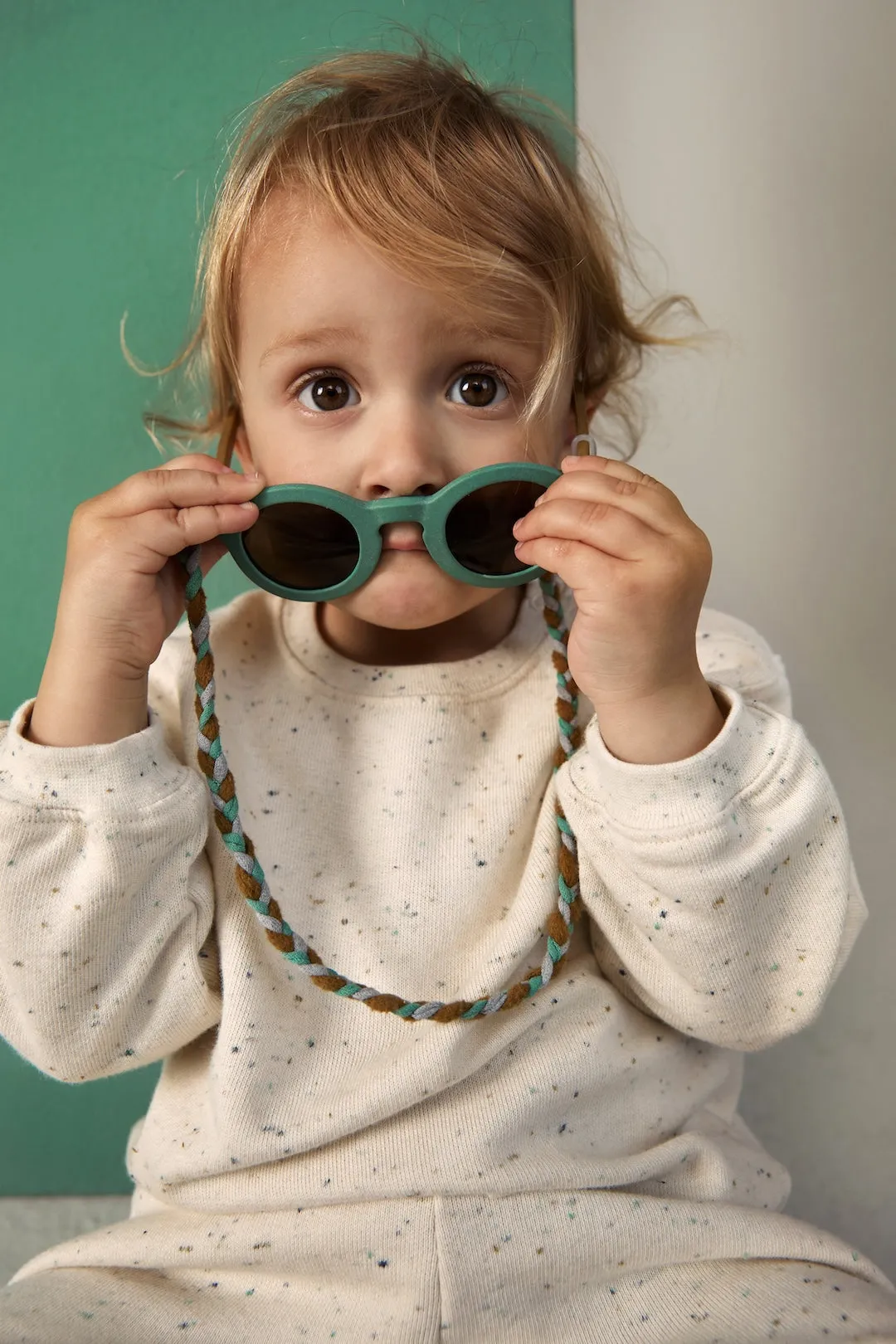 Sonnenbrille Cream 01 "Bright Green - Peanut"