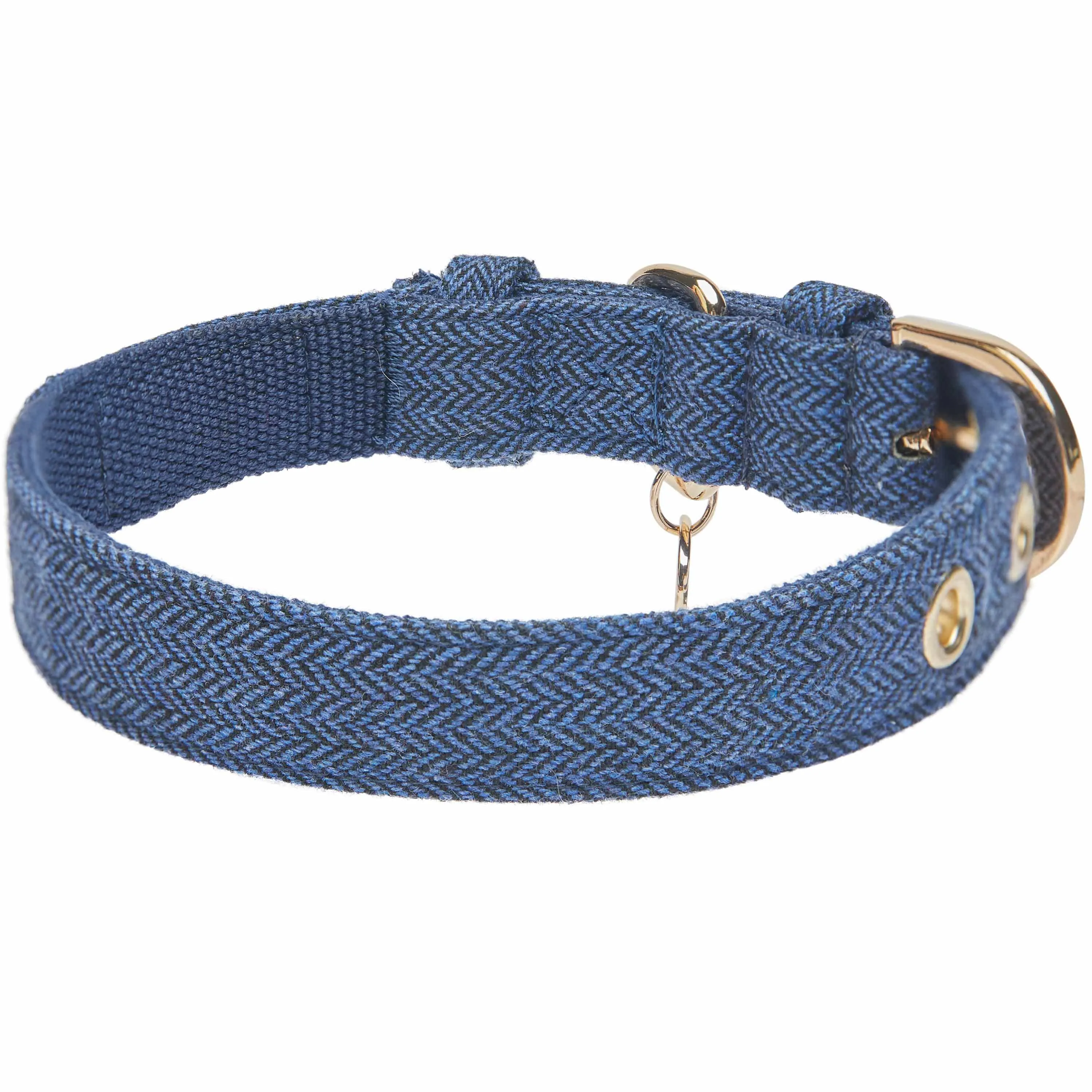 Textured Tweed Dog Collar