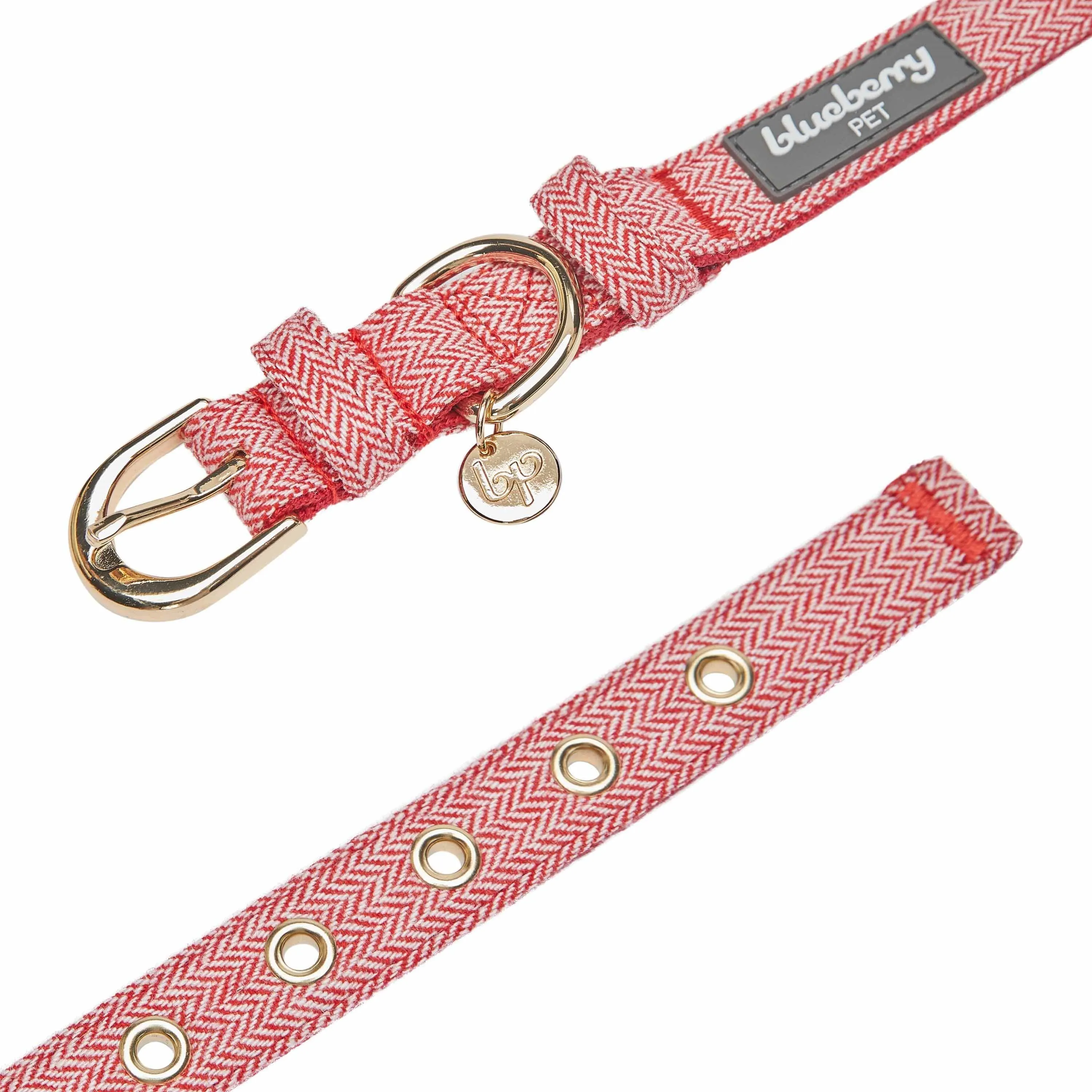 Textured Tweed Dog Collar
