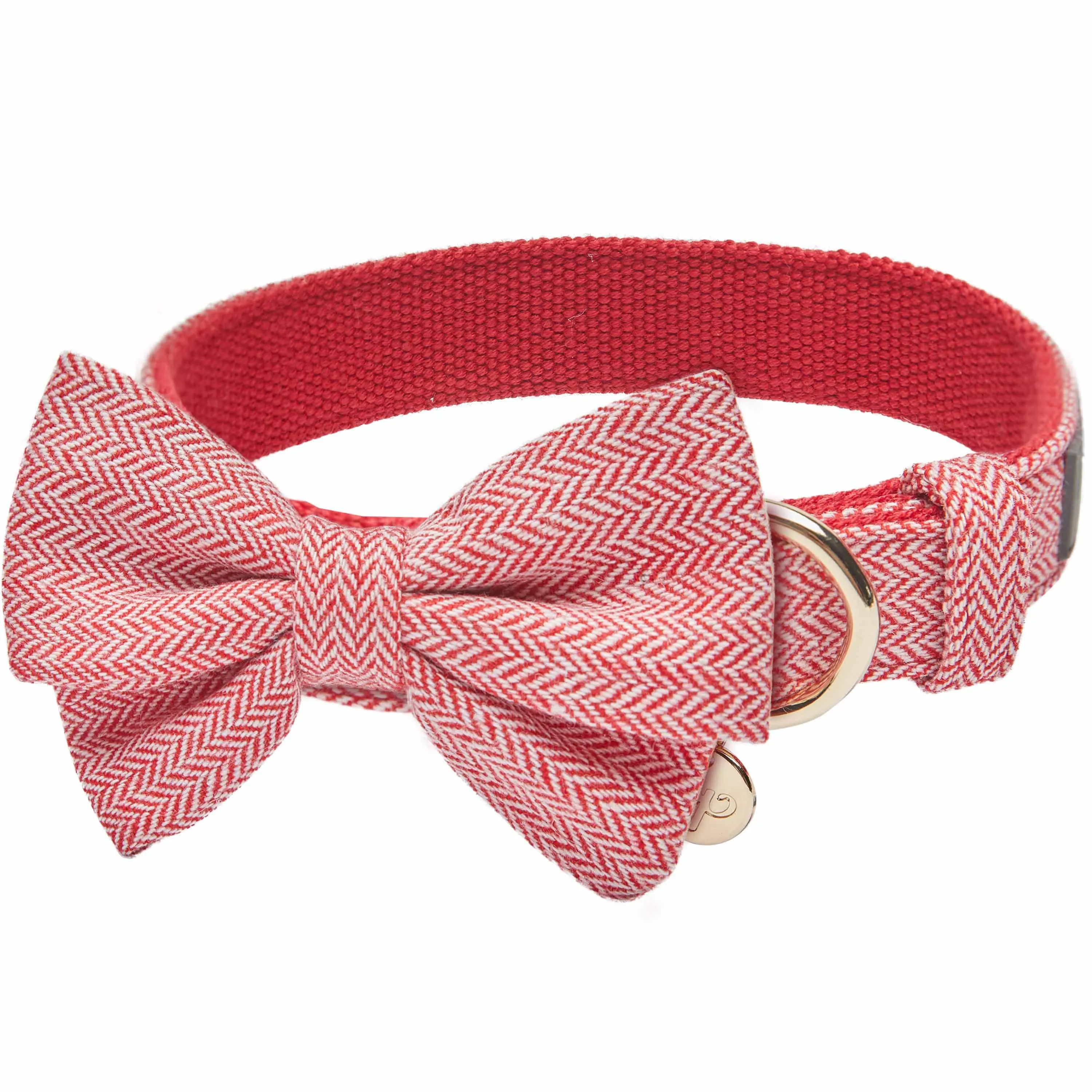Textured Tweed Dog Collar