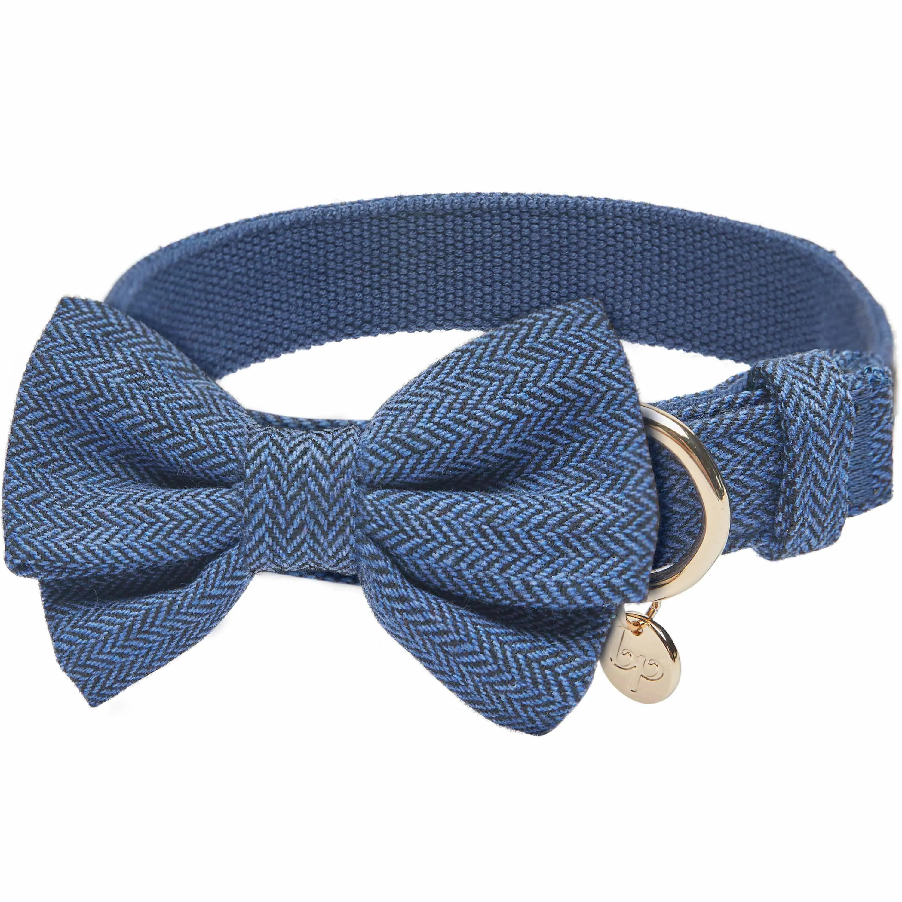 Textured Tweed Dog Collar