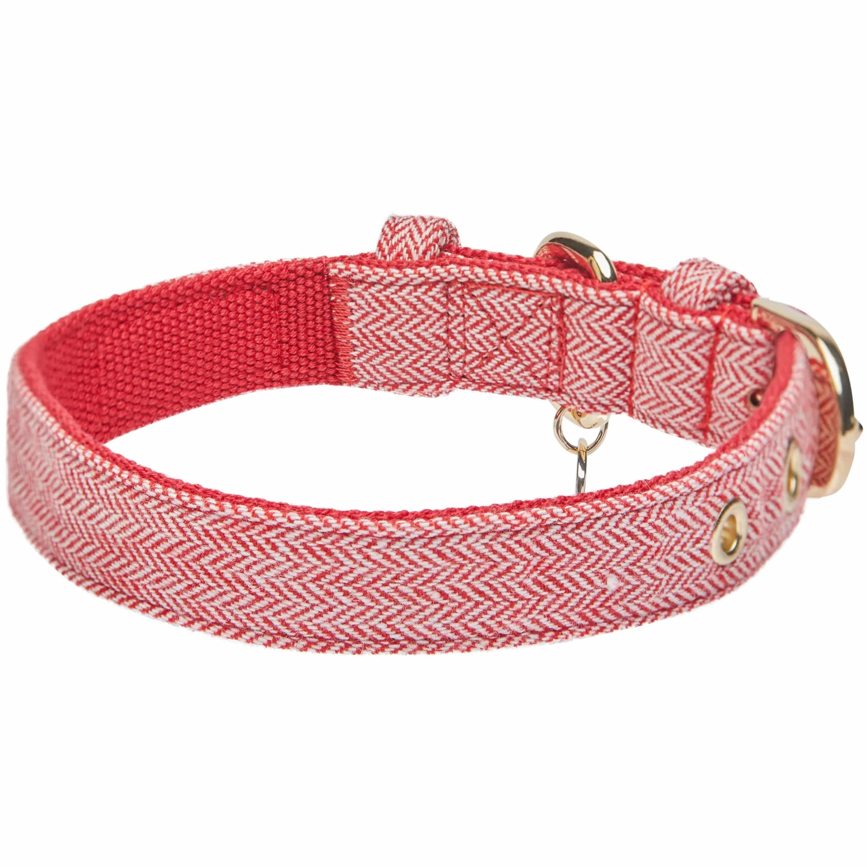 Textured Tweed Dog Collar
