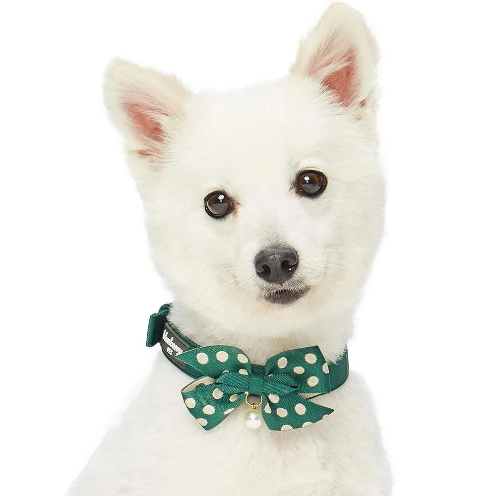 The Most Coveted Dog Collar with Bowtie & Pearl