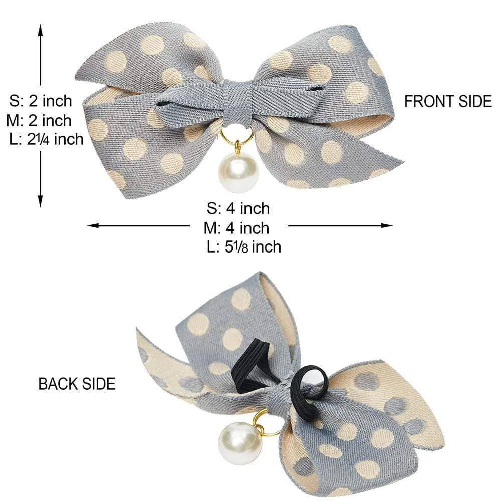 The Most Coveted Dog Collar with Bowtie & Pearl