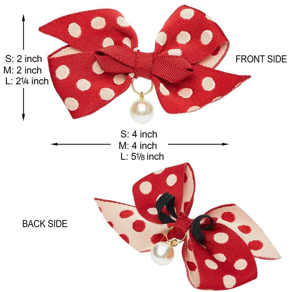 The Most Coveted Dog Collar with Bowtie & Pearl