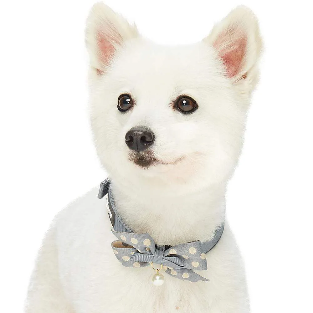 The Most Coveted Dog Collar with Bowtie & Pearl