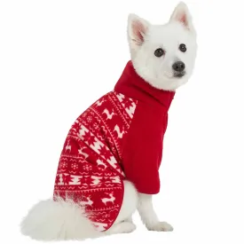 Ultra-soft Fleece Christmas Dog Sweater