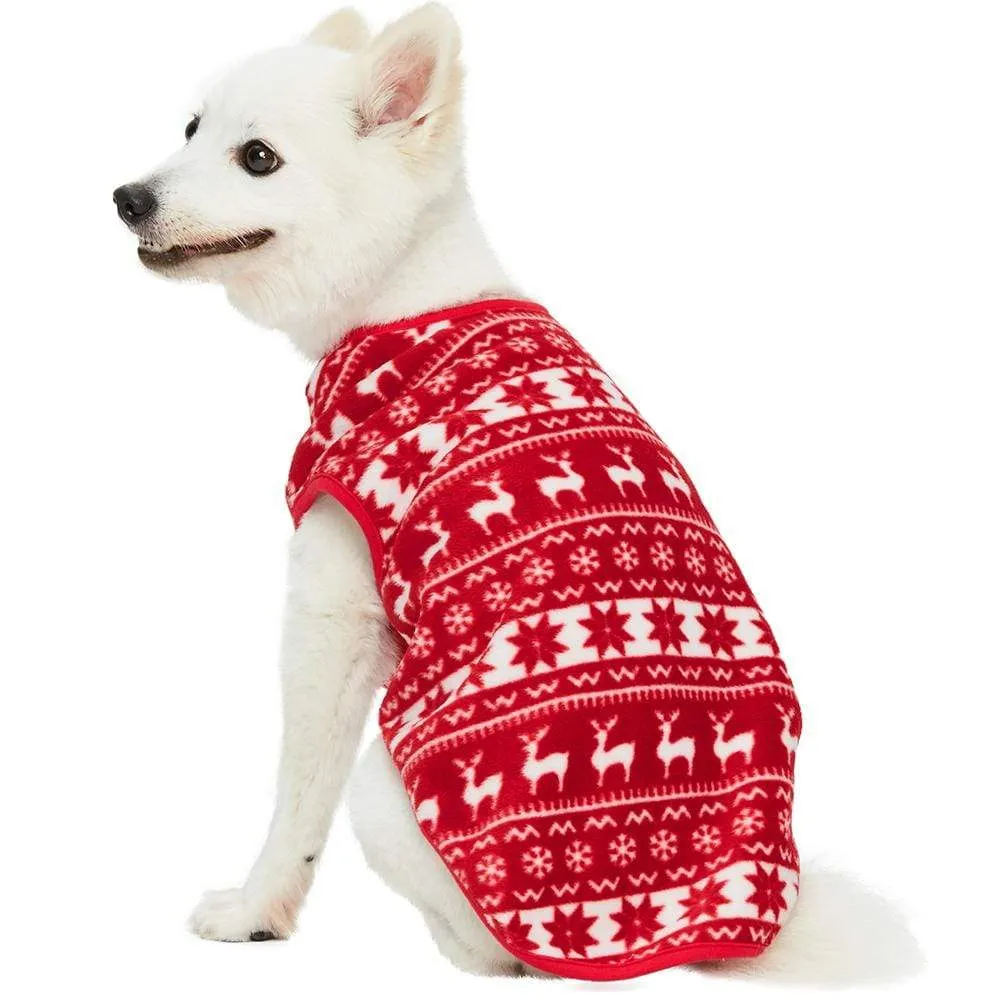 Ultra-soft Fleece Christmas Dog Sweater