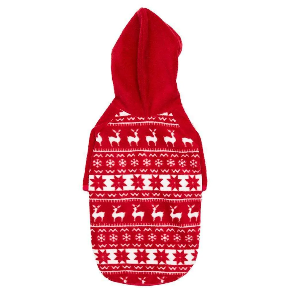 Ultra-soft Fleece Christmas Dog Sweater