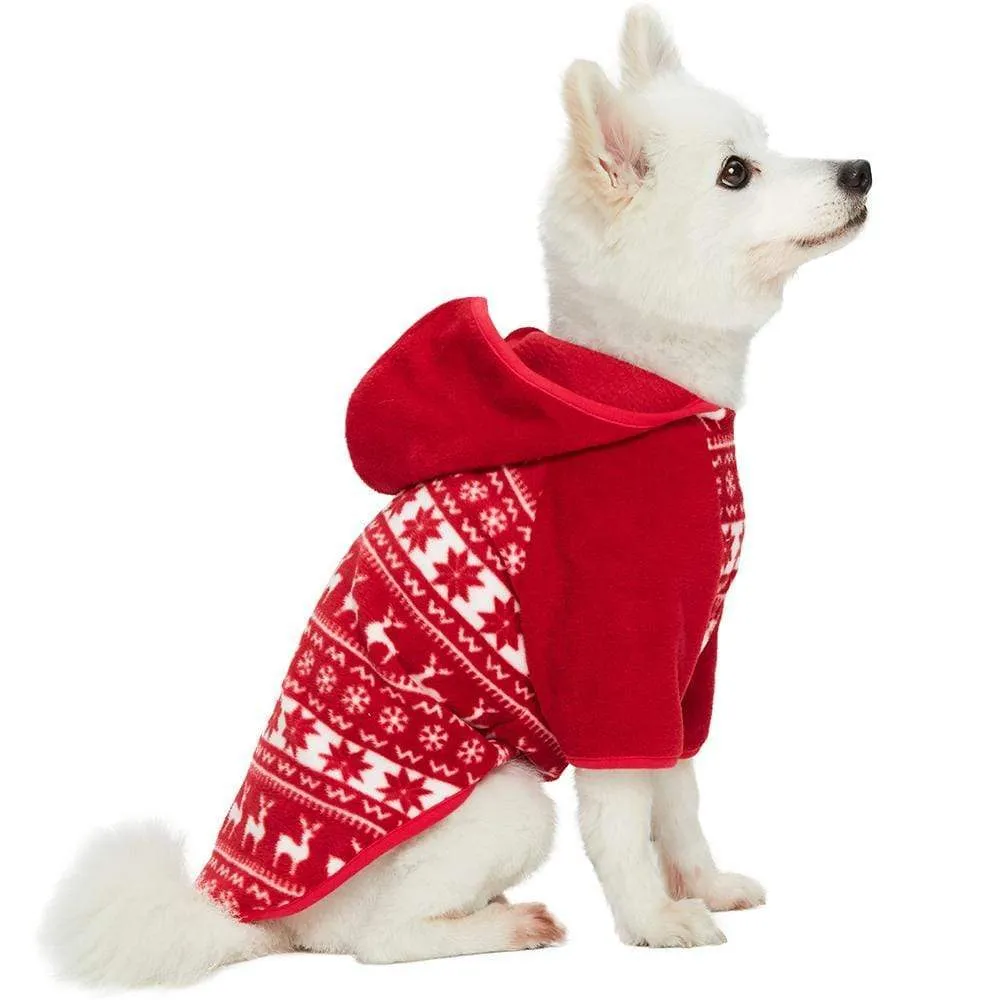 Ultra-soft Fleece Christmas Dog Sweater