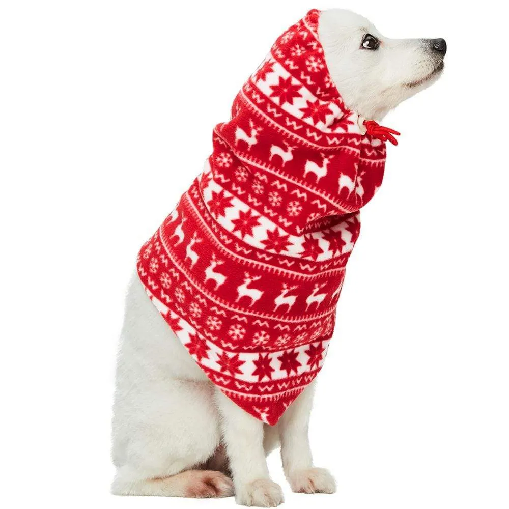 Ultra-soft Fleece Christmas Dog Sweater