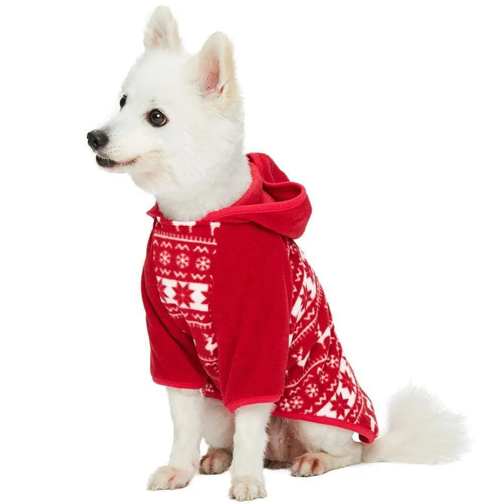 Ultra-soft Fleece Christmas Dog Sweater