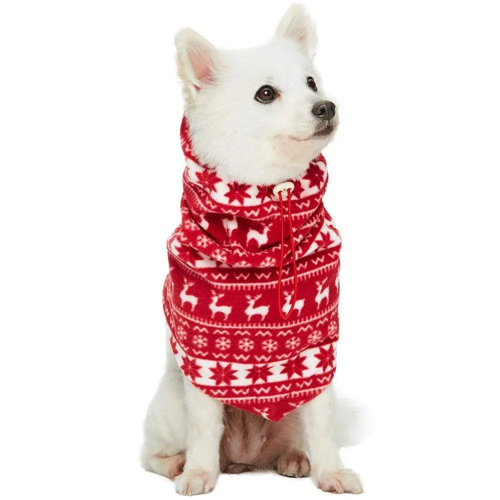 Ultra-soft Fleece Christmas Dog Sweater