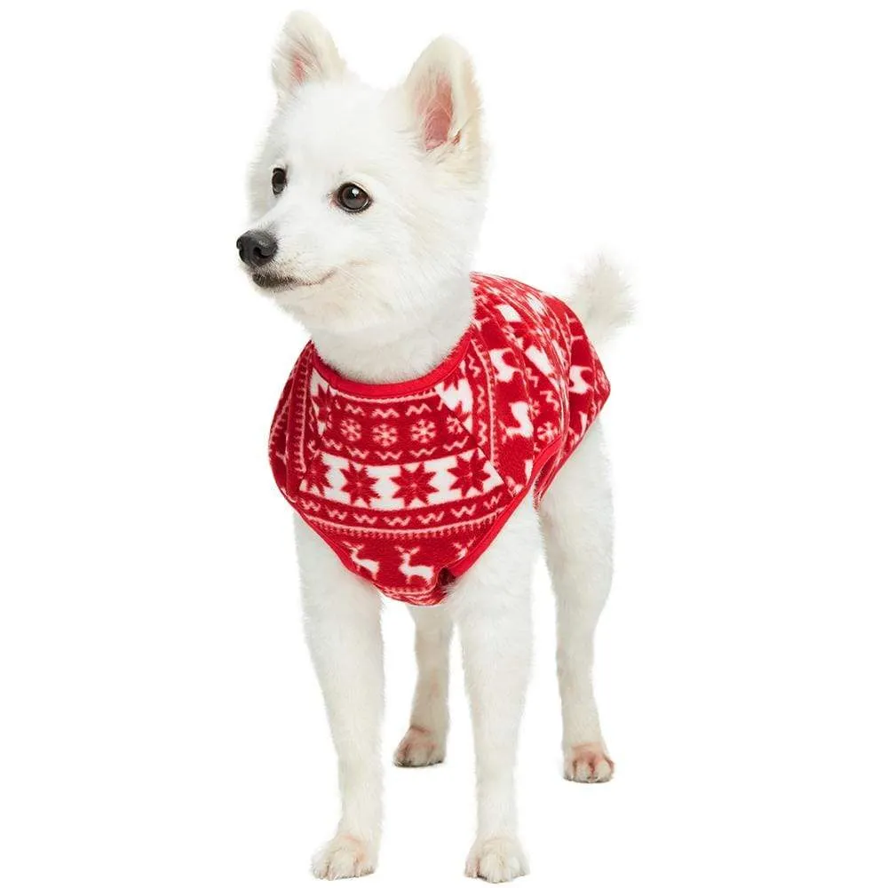 Ultra-soft Fleece Christmas Dog Sweater