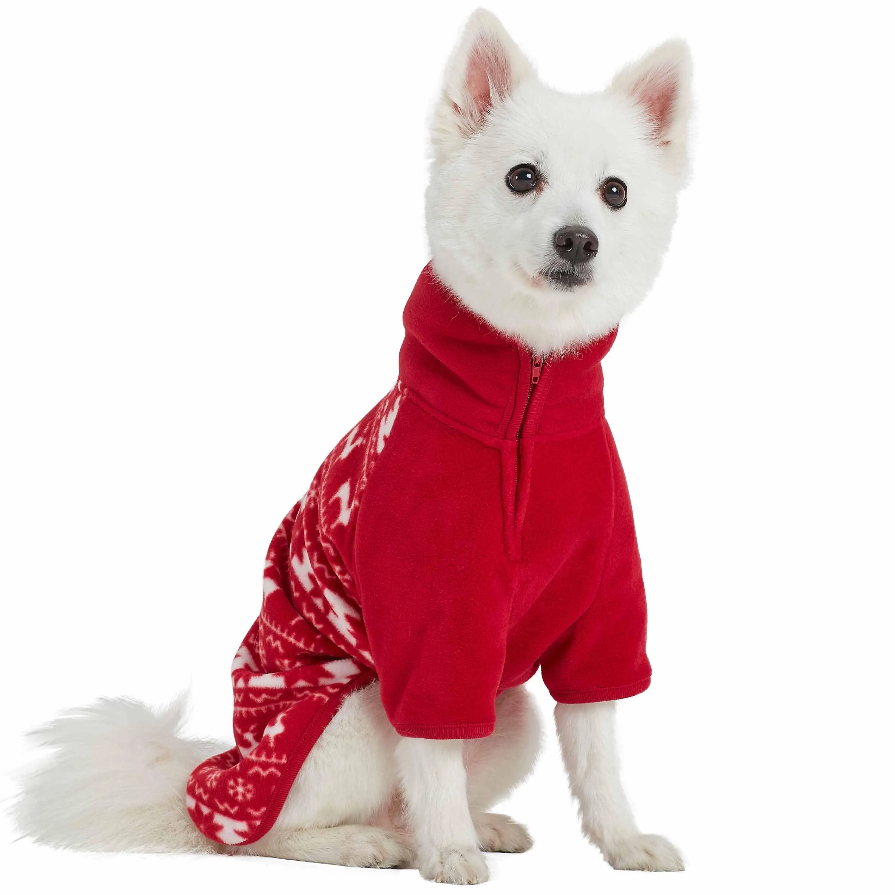 Ultra-soft Fleece Christmas Dog Sweater