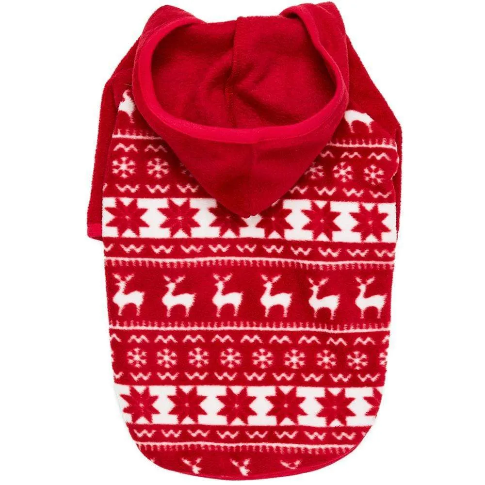 Ultra-soft Fleece Christmas Dog Sweater