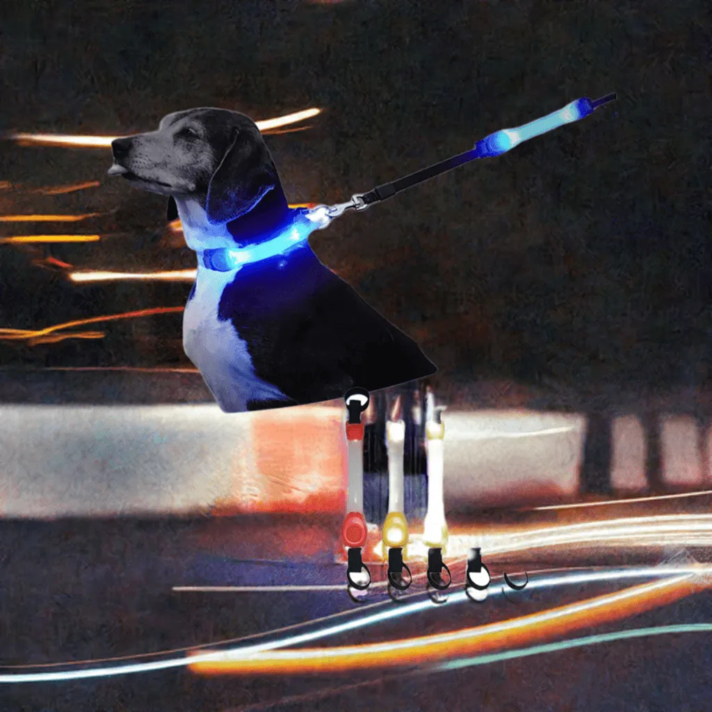 Waterproof LED Safety Collar: Anti-Lost Glowing Light Strip for Dogs"