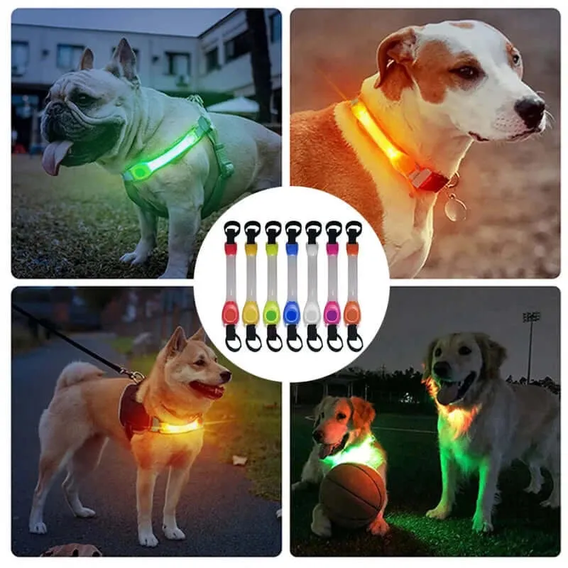 Waterproof LED Safety Collar: Anti-Lost Glowing Light Strip for Dogs"
